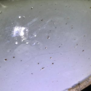 Drie Chinese vazen met blauwwit decor op celadon fondkleur, 19e eeuw — foto 11