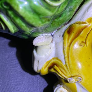 Drie Chinese verte biscuit groepen van Liu Hai op de pad, Kangxi — foto 28