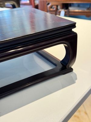 Drie Chinese zitanhouten tafels, 19/20e eeuw — foto 12