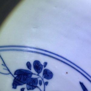 Drie grote Chinese blauwwitte kommen, Kangxi — foto 22