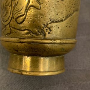 Drie kleine Chinese bronzen vazen, Song en Qing — foto 31