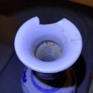 Drie paar Chinese blauw-witte vazen, Kangxi — foto 18