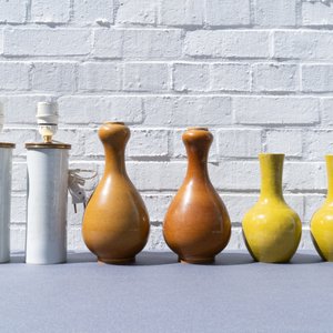 Drie paar Chinese monochrome vazen en een paar schotels, 19/20e eeuw — foto 16