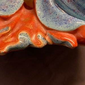Drie polychrome en vergulde figuren van Bodhisattva, Qianlong/Jiaqing — foto 41