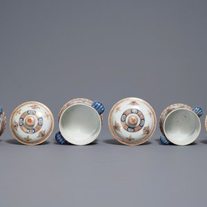 Drie ronde Chinese dekselterrines van het servies van Koning Lodewijk XV van Frankrijk, Yongzheng, ca. 1732 — foto 6