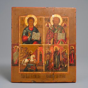 Drie Russische iconen, 18/19e eeuw — foto 3