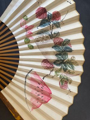 Drie waaiers, navolger van Zhang Daqian 張大千 (1899-1983) en Wu Hufang 吴湖帆 (1894-1968), inkt en kleur op papier — foto 30