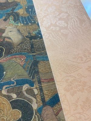 Ecole chinoise: 'Ciel plein de divinités bouddhistes', encre et couleurs sur soie, 18ème — photo 18