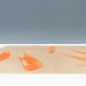 Ecole chinoise, couleurs sur papier, 19ème: 'Un plat Yuan en porcelaine de Chine en bleu et blanc' — photo 9