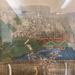 Ecole chinoise, d'après Li Gonglin, encre et couleurs sur soie: 'Dame à son table de maquillage', 17/18ème — photo 11