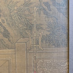 Ecole chinoise, d'après Su Hanchen (1094-1172), encre et couleurs sur soie: dame et enfants autour d'un aquarium — photo 17