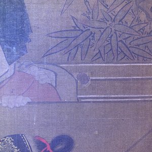 Ecole chinoise, d'après Su Hanchen (1094-1172), encre et couleurs sur soie: dame et enfants autour d'un aquarium — photo 37