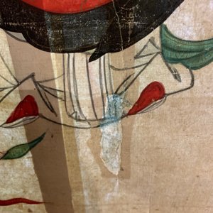 Ecole chinoise, encre et couleurs sur papier, Qing: 'Dieux en ciel' — photo 17