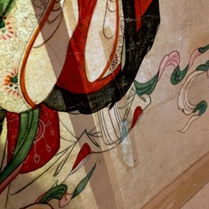 Ecole chinoise, encre et couleurs sur papier, Qing: 'Dieux en ciel' — photo 24