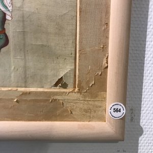 Ecole chinoise, encre et couleurs sur papier, Qing: 'Guerriers et saints en ciel' — photo 17