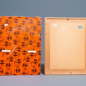 Ecole chinoise, encre et couleurs sur papier: 'Quatre scènes aux luohans', 19ème — photo 5