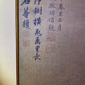 Ecole chinoise, encre et couleurs sur soie, 17/18ème: 'Un faucon de chasse' — photo 14