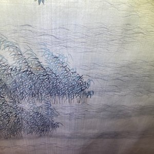 Ecole chinoise, encre et couleurs sur soie, 18/19ème: 'Buveurs de thé sur une fleuve' — photo 25