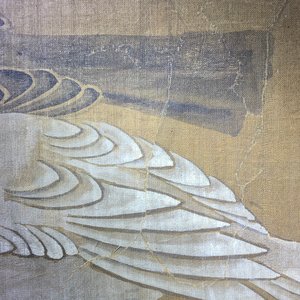 Ecole chinoise, encre et couleurs sur soie, 18/19ème: 'Quatre oiseaux sur rochers' — photo 21