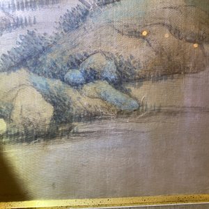 Ecole chinoise, encre et couleurs sur soie, 20ème: 'Trois vues de paysages' — photo 29