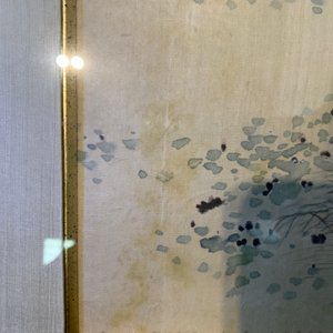 Ecole chinoise, encre et couleurs sur soie, 20ème: 'Trois vues de paysages' — photo 41