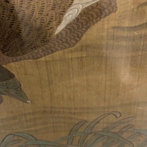 Ecole chinoise, encre et couleurs sur soie: 'Canards et oiseaux au bord d'une rivière', fin du Ming/début du Qing — photo 11