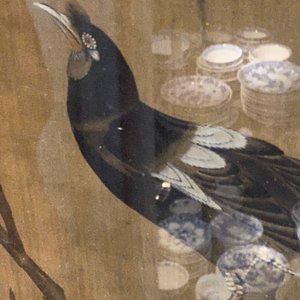 Ecole chinoise, encre et couleurs sur soie: 'Canards et oiseaux au bord d'une rivière', fin du Ming/début du Qing — photo 28