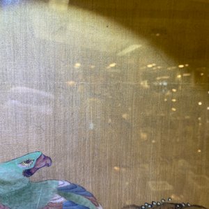 Ecole chinoise, encre et couleurs sur soie: 'Paysage aux oiseaux', 17/18ème — photo 11