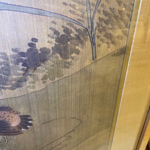 Ecole chinoise, encre et couleurs sur soie: 'Paysage aux oiseaux', 17/18ème — photo 31