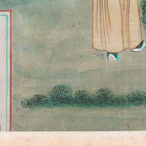 Ecole chinoise, encre et couleurs sur toile: 'Quatre scènes narratives', 19ème — photo 9