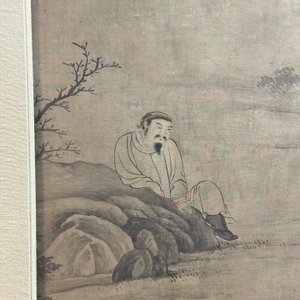 Ecole chinoise: 'Homme avec deux chevaux', encre et couleur sur soie, 18/19ème — photo 8