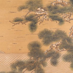 Ecole chinoise: 'L'empereur Qianlong avec des enfants', encre et couleur sur soie, 18/19ème — photo 3