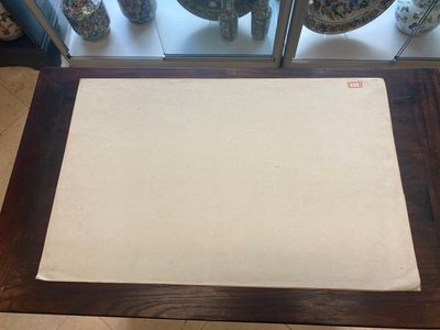 Ecole chinoise : Sept œuvres avec des insectes et des pivoines, encre et couleur sur soie, 19/20ème — photo 30