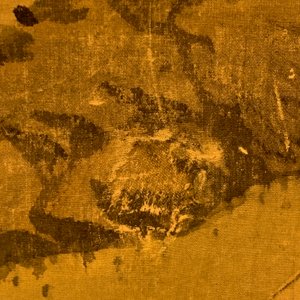 Ecole chinoise, signé Hua Yan (1682-1756), encre et couleurs sur papier: 'Lettrés dans un forêt montagneux' — photo 42