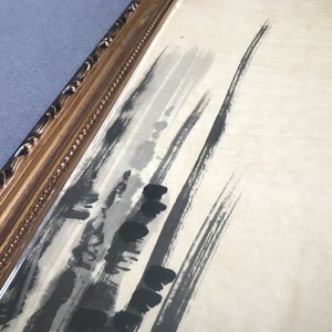 Ecole chinoise, signé Li Kuchan (1899-1983), encre et couleurs sur papier, daté 1972: quatre panneaux aux oiseaux sur rochers — photo 14