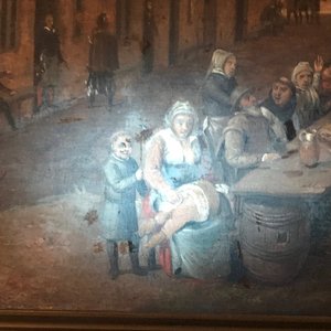 Ecole flamande: Kermesse flamande, huile sur panneau, 17ème — photo 14