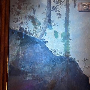Ecole flamande: Soldats romains se battent pour un jeu de dés devant le Christ en croix, huile sur panneau, 1ère moitié du 16ème — photo 37
