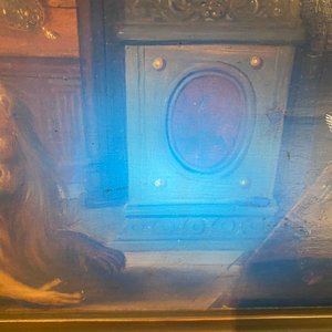Ecole flamande, suiveur de Joos van Cleve (ca. 1485-1540), huile sur panneau, 16/17ème: Saint Jérôme dans son étude — photo 53
