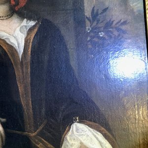 Ecole hollandaise, 17ème, Portrait d'une femme, daté 1693, huile sur toile — photo 18