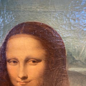 Ecole italienne, d'après Léonard de Vinci: 'Mona Lisa', huile sur toile, datée 1839 — photo 22