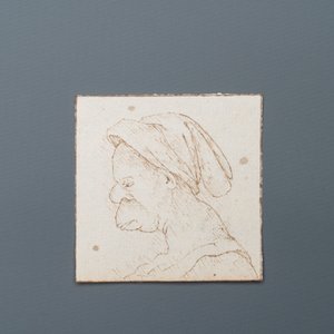 Ecole italienne, d'après Leonardo da Vinci, plume et encre brune sur papier, fin du 19ème: Dix caricatures — photo 6