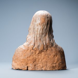 Ecole italienne, entourage ou suiveur d'Agnolo di Polo de’ Vetri (1470 - 1528), buste en terre cuite, 16ème: Le jeune Christ ou Cristo Giovinetto — photo 3
