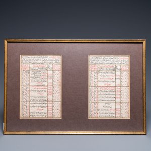 Ecole ottomane: 22 pages d'un manuscrit mathématique, 19ème — photo 8