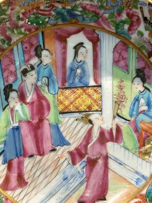 Een 11-delig Chinees Canton famille rose theeservies, 19e eeuw — foto 51