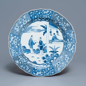 Een 119-delig Chinees blauw-wit 'Romance of the Western chamber' servies, Qianlong — foto 4
