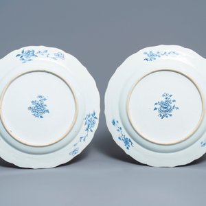 Een 119-delig Chinees blauw-wit 'Romance of the Western chamber' servies, Qianlong — foto 7
