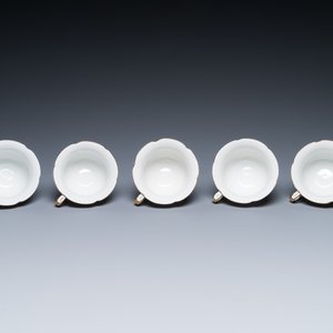 Een 43-delig servies in polychroom Meissen porselein, Duitsland, 19/20e eeuw — foto 14