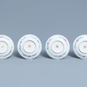 Een 56-delig Chinees famille rose servies voor de Straits of Peranakan markt, 19e eeuw — foto 17