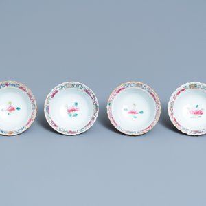 Een 56-delig Chinees famille rose servies voor de Straits of Peranakan markt, 19e eeuw — foto 24