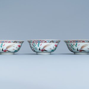 Een 56-delig Chinees famille rose servies voor de Straits of Peranakan markt, 19e eeuw — foto 26